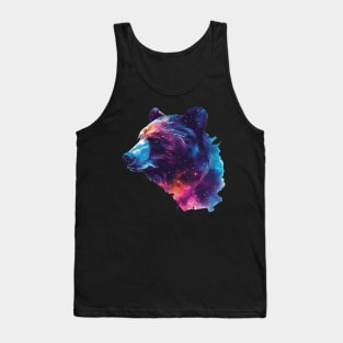 galaxy bear Tank Top